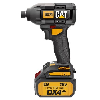 CAT DX71.2 18Volt 4.0Ah Li-ion Çift Akülü 215Nm Kömürsüz Profesyonel Şarjlı Darbeli Tornavida CAT DX71.2 18Volt 4.0Ah Li-ion Çift Akülü 215Nm Kömürsüz Profesyonel Şarjlı Darbeli Tornavida