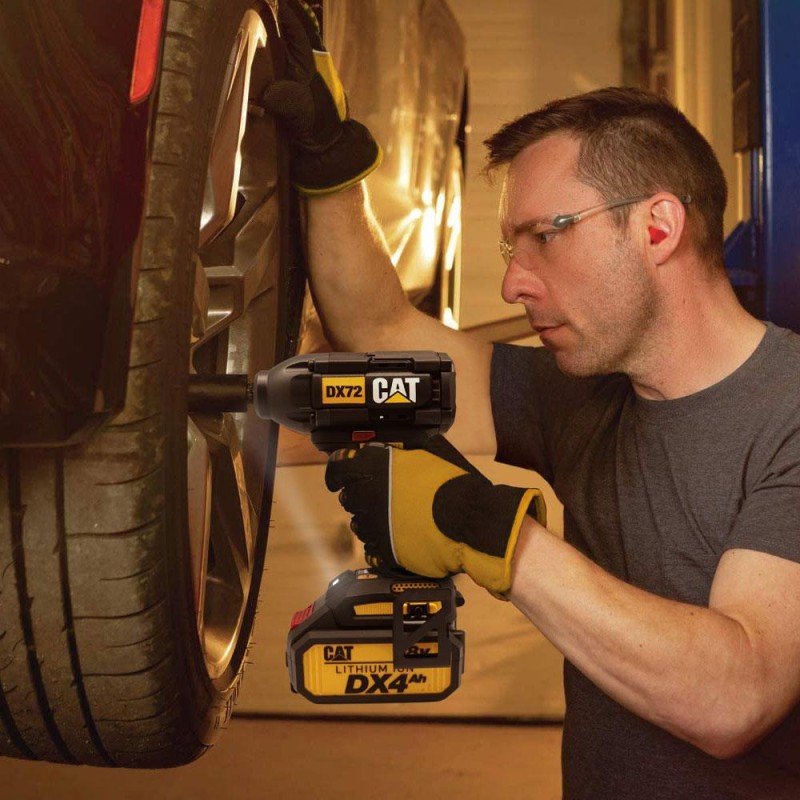 CAT DX72 18Volt/4.0Ah Li-ion Çift Akülü Şarjlı 350Nm Kömürsüz Profesyonel Somun Sıkma CAT DX72 18Volt/4.0Ah Li-ion Çift Akülü Şarjlı 350Nm Kömürsüz Profesyonel Somun Sıkma