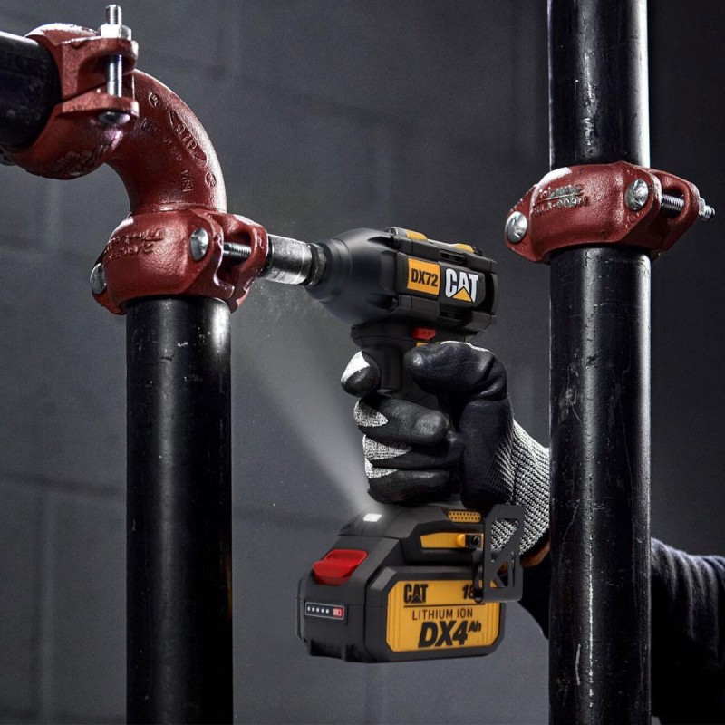 CAT DX72 18Volt/4.0Ah Li-ion Çift Akülü Şarjlı 350Nm Kömürsüz Profesyonel Somun Sıkma CAT DX72 18Volt/4.0Ah Li-ion Çift Akülü Şarjlı 350Nm Kömürsüz Profesyonel Somun Sıkma