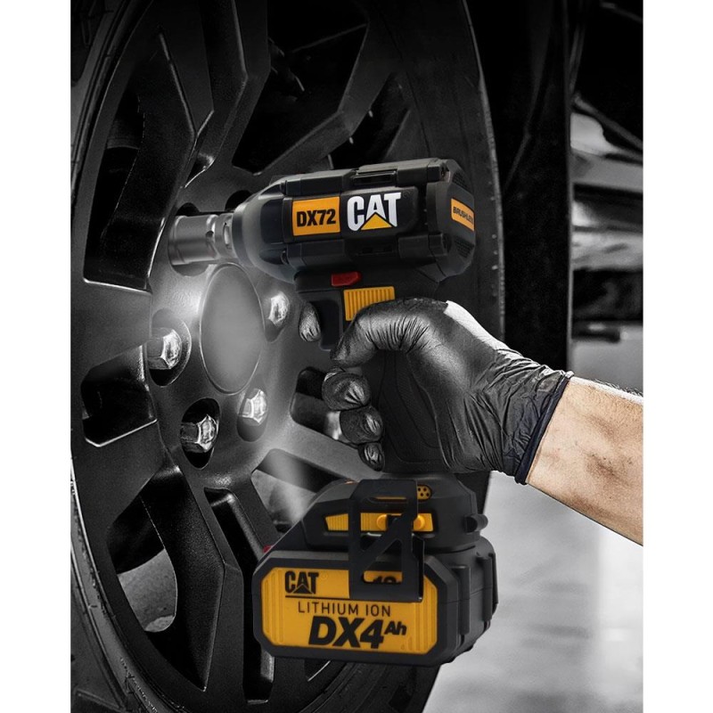 CAT DX72 18Volt/4.0Ah Li-ion Çift Akülü Şarjlı 350Nm Kömürsüz Profesyonel Somun Sıkma CAT DX72 18Volt/4.0Ah Li-ion Çift Akülü Şarjlı 350Nm Kömürsüz Profesyonel Somun Sıkma