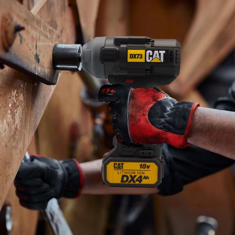 CAT DX73 18Volt 4.0 Ah. Çift Akülü 1700/2100Nm Kömürsüz Profesyonel Şarjlı Somun Sıkma CAT DX73 18Volt 4.0 Ah. Çift Akülü 1700/2100Nm Kömürsüz Profesyonel Şarjlı Somun Sıkma