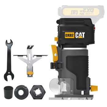 CAT DX82B 18Volt Şarjlı Kömürsüz 6mm Devir Ayarlı Profesyonel Avuç İçi El Frezesi Formika Tıraşlama (Akü Dahil Değildir) CAT DX82B 18Volt Şarjlı Kömürsüz 6mm Devir Ayarlı Profesyonel Avuç İçi El Frezesi Formika Tıraşlama (Akü Dahil Değildir)