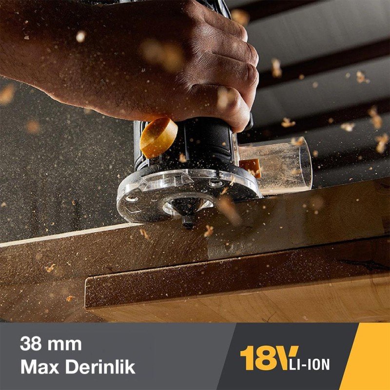 CAT DX82B 18Volt Şarjlı Kömürsüz 6mm Devir Ayarlı Profesyonel Avuç İçi El Frezesi Formika Tıraşlama (Akü Dahil Değildir) CAT DX82B 18Volt Şarjlı Kömürsüz 6mm Devir Ayarlı Profesyonel Avuç İçi El Frezesi Formika Tıraşlama (Akü Dahil Değildir)