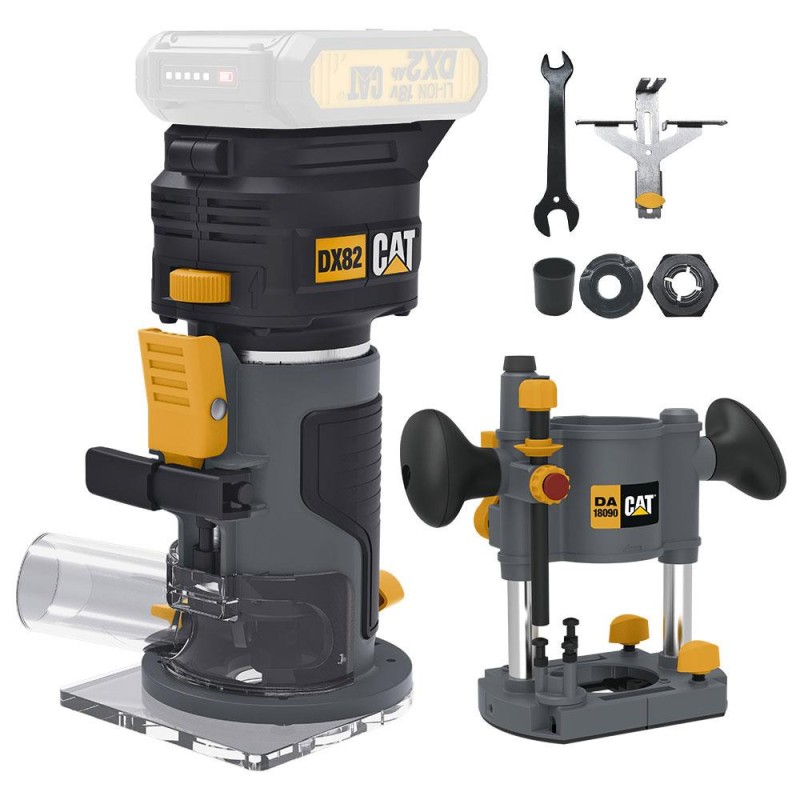 CAT DX82B.3 18Volt Şarjlı Kömürsüz 6mm Devir Ayarlı Profesyonel Avuç İçi El Frezesi Formika Tıraşlama (Akü Dahil Değildir) CAT DX82B.3 18Volt Şarjlı Kömürsüz 6mm Devir Ayarlı Profesyonel Avuç İçi El Frezesi Formika Tıraşlama (Akü Dahil Değildir)