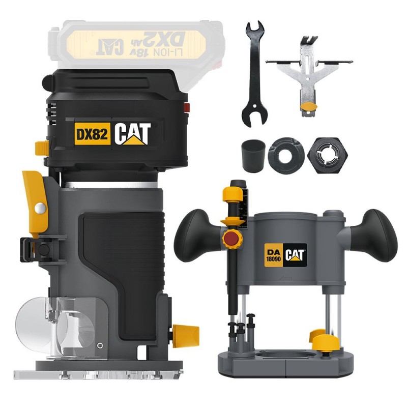 CAT DX82B.3 18Volt Şarjlı Kömürsüz 6mm Devir Ayarlı Profesyonel Avuç İçi El Frezesi Formika Tıraşlama (Akü Dahil Değildir) CAT DX82B.3 18Volt Şarjlı Kömürsüz 6mm Devir Ayarlı Profesyonel Avuç İçi El Frezesi Formika Tıraşlama (Akü Dahil Değildir)