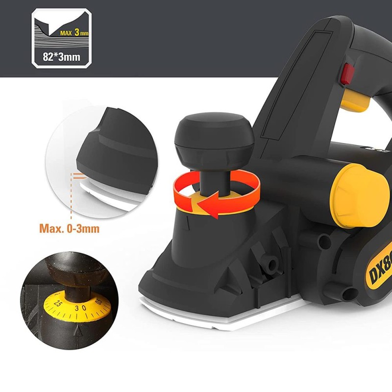 CAT DX86 900Watt 82mm Çift Bıçaklı Profesyonel Planya CAT DX86 900Watt 82mm Çift Bıçaklı Profesyonel Planya