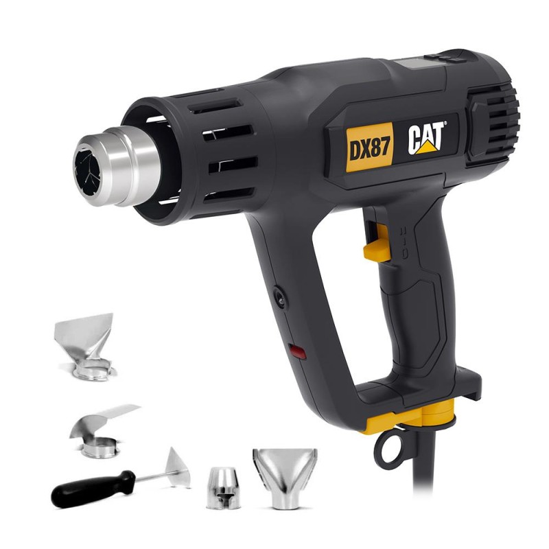 CAT DX87 2000Watt Dijital Göstergeli Profesyonel Sıcak Hava Tabancası + 5 Adet Aksesuar CAT DX87 2000Watt Dijital Göstergeli Profesyonel Sıcak Hava Tabancası + 5 Adet Aksesuar
