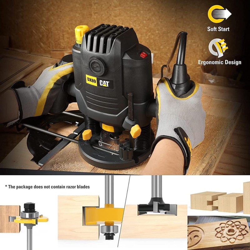 CAT DX89 2100Watt 12mm Profesyonel El Frezesi CAT DX89 2100Watt 12mm Profesyonel El Frezesi