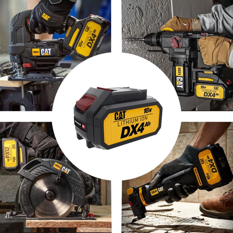 CAT DXB4 18Volt 4.0Ah. Li-ion ONE FOR ALL Profesyonel Yedek Akü CAT DXB4 18Volt 4.0Ah. Li-ion ONE FOR ALL Profesyonel Yedek Akü