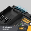 CAT DXC15 18Volt Li-ion ONE FOR ALL Profesyonel Hızlı Akü Şarj Cihazı CAT DXC15 18Volt Li-ion ONE FOR ALL Profesyonel Hızlı Akü Şarj Cihazı