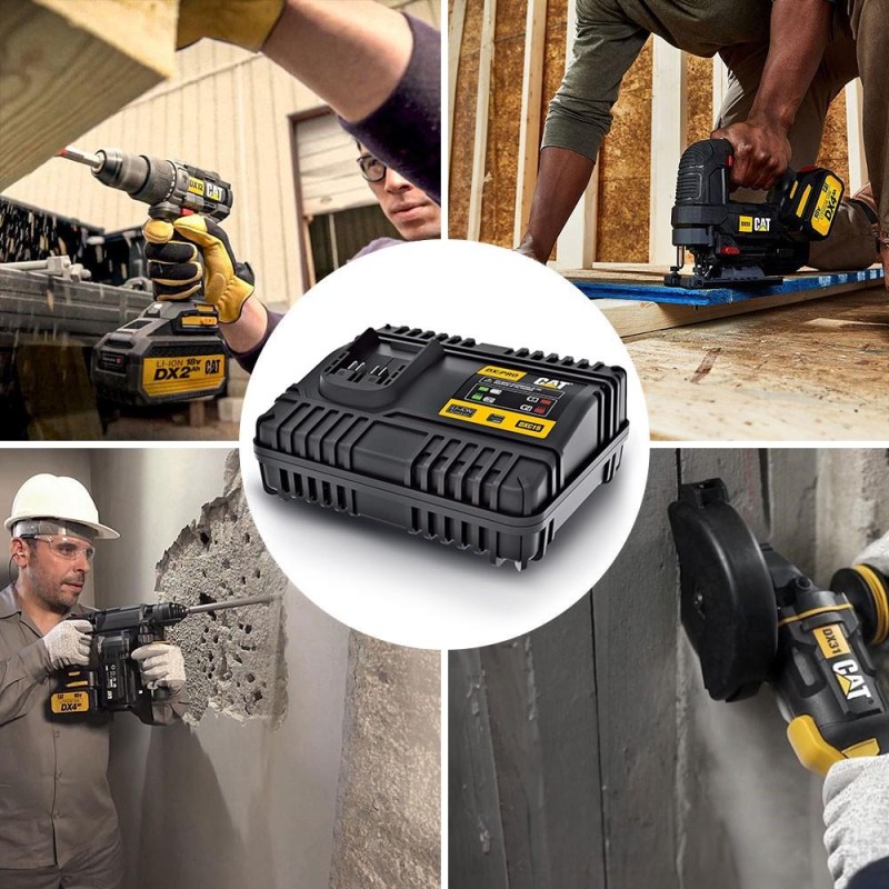 CAT DXC15 18Volt Li-ion ONE FOR ALL Profesyonel Hızlı Akü Şarj Cihazı CAT DXC15 18Volt Li-ion ONE FOR ALL Profesyonel Hızlı Akü Şarj Cihazı