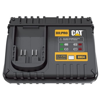 CAT DXC4 18Volt Li-ion ONE FOR ALL Profesyonel Hızlı Akü Şarj Cihazı CAT DXC4 18Volt Li-ion ONE FOR ALL Profesyonel Hızlı Akü Şarj Cihazı