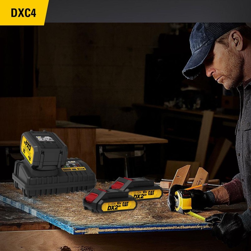 CAT DXC4 18Volt Li-ion ONE FOR ALL Profesyonel Hızlı Akü Şarj Cihazı CAT DXC4 18Volt Li-ion ONE FOR ALL Profesyonel Hızlı Akü Şarj Cihazı