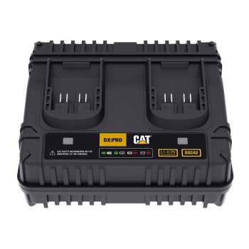 CAT DXC42 18Volt Li-ion ONE FOR ALL Profesyonel İkili Hızlı Akü Şarj Cihazı CAT DXC42 18Volt Li-ion ONE FOR ALL Profesyonel İkili Hızlı Akü Şarj Cihazı