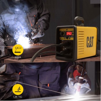 CAT DZ141 140 Amper TIG LIFT/MMA Çanta Tipi Profesyonel Dijital İnverter Kaynak Makinesi CAT DZ141 140 Amper TIG LIFT/MMA Çanta Tipi Profesyonel Dijital İnverter Kaynak Makinesi