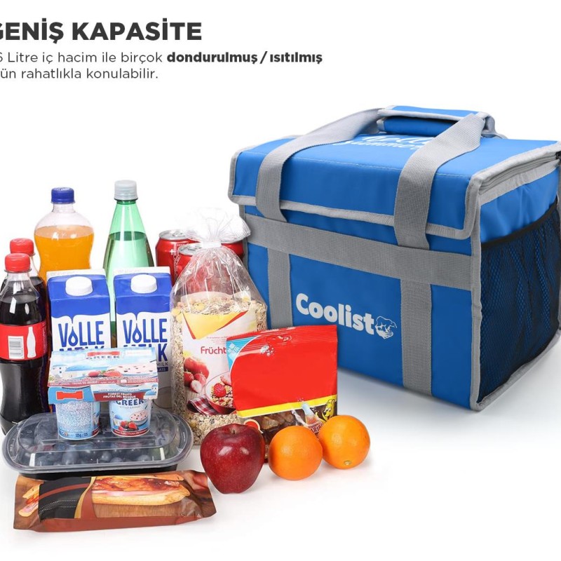 Coolist CL26B 26 Litre Katlanabilir Termos Bez Çanta / Buzluk Coolist CL26B 26 Litre Katlanabilir Termos Bez Çanta / Buzluk