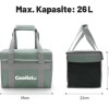 Coolist CL26LG 26 Litre Katlanabilir Termos Bez Çanta / Buzluk Coolist CL26LG 26 Litre Katlanabilir Termos Bez Çanta / Buzluk