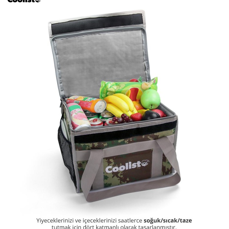 Coolist CL36C 36 Litre Katlanabilir Termos Bez Çanta / Buzluk Coolist CL36C 36 Litre Katlanabilir Termos Bez Çanta / Buzluk