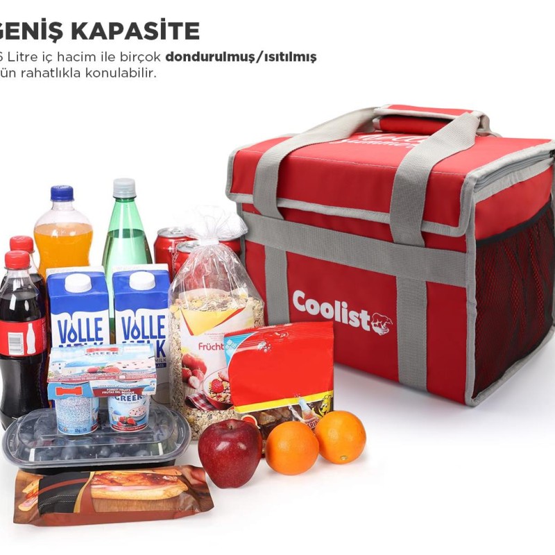 Coolist CL36R 36 Litre Katlanabilir Termos Bez Çanta / Buzluk Coolist CL36R 36 Litre Katlanabilir Termos Bez Çanta / Buzluk