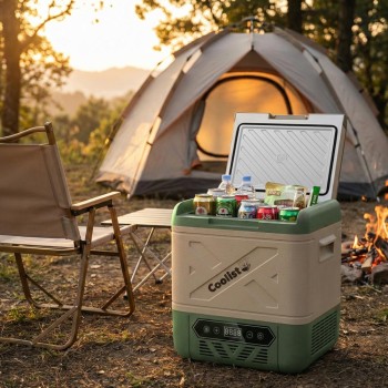 Coolist CLK18W 12/24Volt/ 220Volt 18 Litre Kompresörlü Tekerlekli Outdoor Oto Buzdolabı Coolist CLK18W 12/24Volt/ 220Volt 18 Litre Kompresörlü Tekerlekli Outdoor Oto Buzdolabı