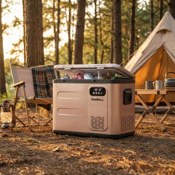 Coolist CLK50D 12/24V/220Volt 49 Litre Çift Bölmeli Outdoor Kompresörlü Bluetooth Bağlantılı Oto Buzdolabı Coolist CLK50D 12/24V/220Volt 49 Litre Çift Bölmeli Outdoor Kompresörlü Bluetooth Bağlantılı Oto Buzdolabı