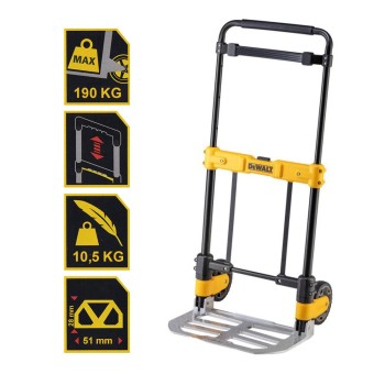 DEWALT DWT512 190Kg Profesyonel Katlanır El Arabası DEWALT DWT512 190Kg Profesyonel Katlanır El Arabası
