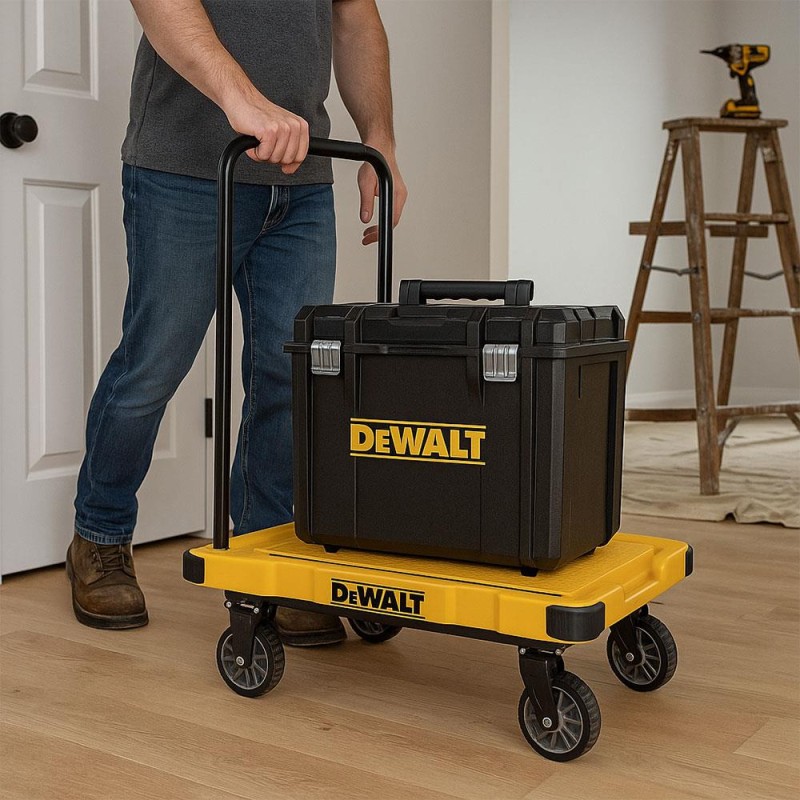 DEWALT DWT710 200Kg Profesyonel Katlanabilir Dört Tekerlekli Yük ve Paket Taşıma Arabası DEWALT DWT710 200Kg Profesyonel Katlanabilir Dört Tekerlekli Yük ve Paket Taşıma Arabası