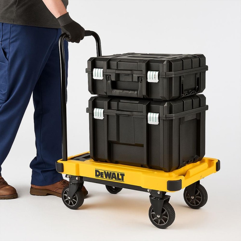 DEWALT DWT710 200Kg Profesyonel Katlanabilir Dört Tekerlekli Yük ve Paket Taşıma Arabası DEWALT DWT710 200Kg Profesyonel Katlanabilir Dört Tekerlekli Yük ve Paket Taşıma Arabası