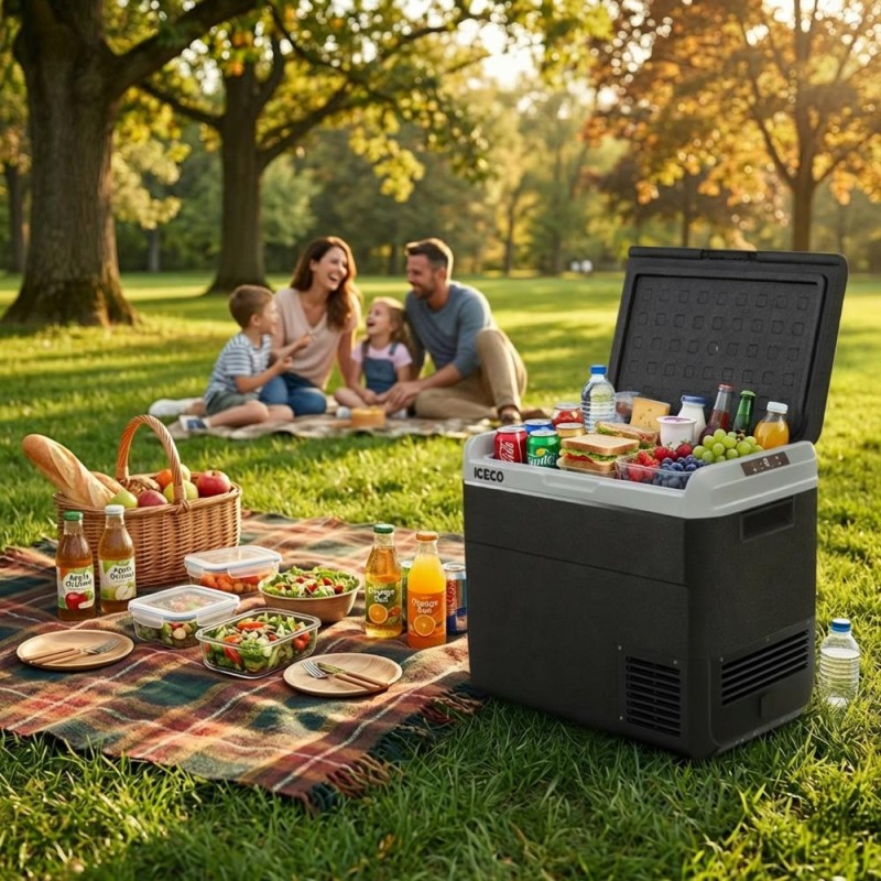 ICECO MCD60D 12/24Volt 60 Litre Kompresörlü Outdoor Oto Buzdolabı ICECO MCD60D 12/24Volt 60 Litre Kompresörlü Outdoor Oto Buzdolabı