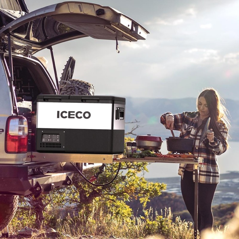 ICECO TCD45 12/24Volt 45 Litre Çift Bölmeli Outdoor Kompresörlü Oto Buzdolabı/Dondurucu ICECO TCD45 12/24Volt 45 Litre Çift Bölmeli Outdoor Kompresörlü Oto Buzdolabı/Dondurucu