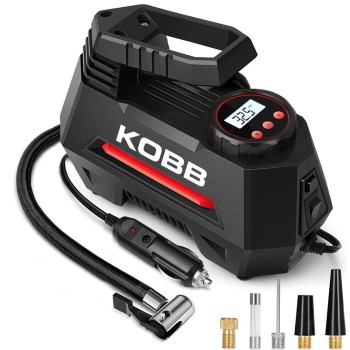 KOBB KB180 12Volt 150 PSI Ayarlanabilir Dijital Basınç Göstergeli Lastik Şişirme Pompası KOBB KB180 12Volt 150 PSI Ayarlanabilir Dijital Basınç Göstergeli Lastik Şişirme Pompası