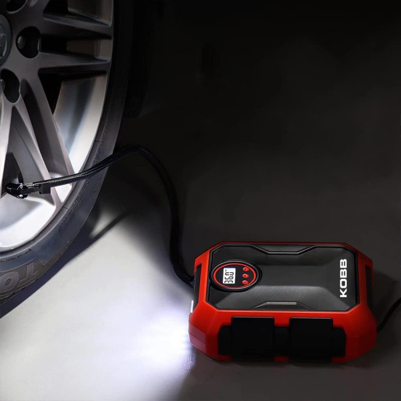 KOBB KB200 12Volt 150 PSI Ayarlanabilir Dijital Basınç Göstergeli Hava Lastik Şişirme Pompası KOBB KB200 12Volt 150 PSI Ayarlanabilir Dijital Basınç Göstergeli Hava Lastik Şişirme Pompası