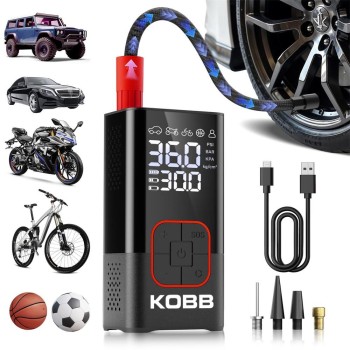 KOBB KB412 Li-ion Şarjlı 150 PSI Dijital Göstergeli Akıllı Lastik Şişirme Pompası+ Powerbank + SOS + Led Lamba KOBB KB412 Li-ion Şarjlı 150 PSI Dijital Göstergeli Akıllı Lastik Şişirme Pompası+ Powerbank + SOS + Led Lamba