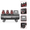 KOBB KBK100S 6.0HP 100Lt 8Bar Üç Motorlu Yağsız Sessiz Taşınabilir Hava Kompresörü KOBB KBK100S 6.0HP 100Lt 8Bar Üç Motorlu Yağsız Sessiz Taşınabilir Hava Kompresörü