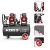 KOBB KBK50S2 4.0HP 50Lt 8Bar Çift Motorlu Yağsız Sessiz Taşınabilir Hava Kompresörü KOBB KBK50S2 4.0HP 50Lt 8Bar Çift Motorlu Yağsız Sessiz Taşınabilir Hava Kompresörü