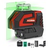 KOBB KBL32G Profesyonel Li-ion Yatay 360° ve Dikey Otomatik Hizalamalı Yeşil Nokta Şakül ve Yeşil Çapraz Çizgi Lazer KOBB KBL32G Profesyonel Li-ion Yatay 360° ve Dikey Otomatik Hizalamalı Yeşil Nokta Şakül ve Yeşil Çapraz Çizgi Lazer