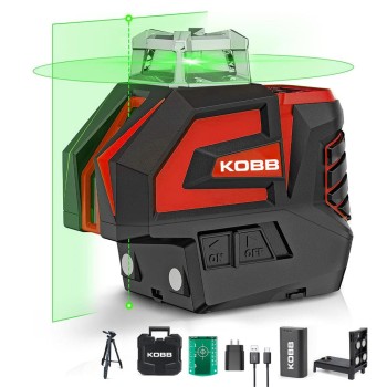 KOBB KBL32GTP Profesyonel Li-ion Yatay 360° ve Dikey Otomatik Hizalamalı Yeşil Nokta Şakül ve Çapraz Çizgi Lazer+Tripod KOBB KBL32GTP Profesyonel Li-ion Yatay 360° ve Dikey Otomatik Hizalamalı Yeşil Nokta Şakül ve Çapraz Çizgi Lazer+Tripod