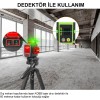 KOBB KBL34G 40 Metre Profesyonel Li-ion Şarjlı 3X360⁰ Otomatik Hizalamalı Yeşil Çapraz Çizgi Lazer Distomat KOBB KBL34G 40 Metre Profesyonel Li-ion Şarjlı 3X360⁰ Otomatik Hizalamalı Yeşil Çapraz Çizgi Lazer Distomat