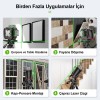 KOBB KBL36G Profesyonel Li-ion Şarjlı 4X360⁰ LCD Ekran Otomatik Hizalamalı Yeşil Çapraz Çizgi Lazer Distomat KOBB KBL36G Profesyonel Li-ion Şarjlı 4X360⁰ LCD Ekran Otomatik Hizalamalı Yeşil Çapraz Çizgi Lazer Distomat
