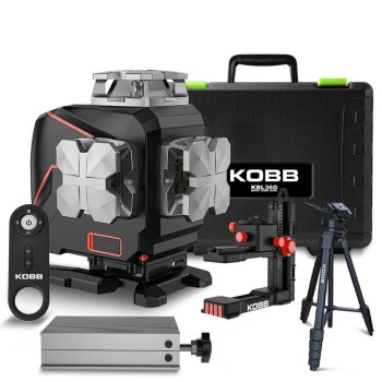KOBB KBL36GTP Profesyonel Li-ion Şarjlı 4X360⁰ LCD Ekran Otomatik Hizalamalı Yeşil Çapraz Çizgi Lazer Distomat+Tripod KOBB KBL36GTP Profesyonel Li-ion Şarjlı 4X360⁰ LCD Ekran Otomatik Hizalamalı Yeşil Çapraz Çizgi Lazer Distomat+Tripod