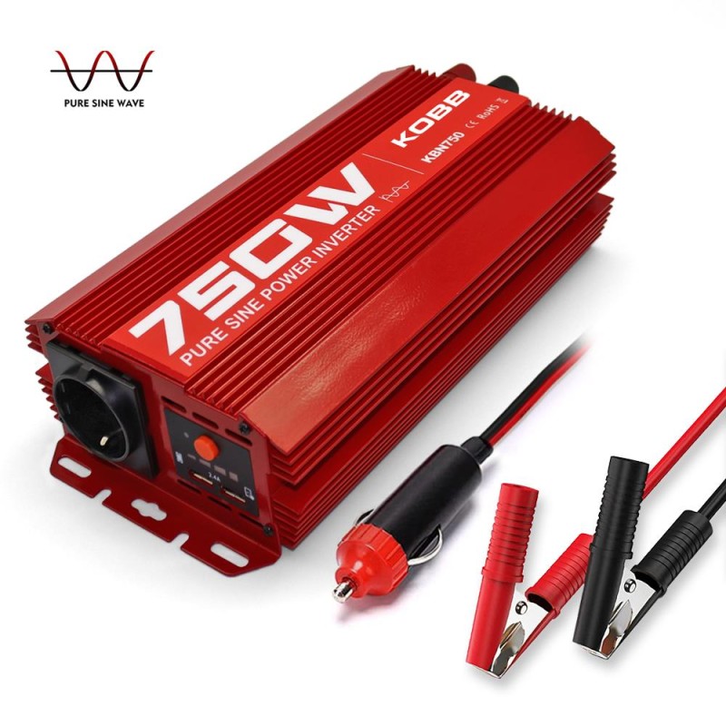 KOBB KBN750 12V/220V 750Watt Tam Sinüs Dönüştürücü İnvertör KOBB KBN750 12V/220V 750Watt Tam Sinüs Dönüştürücü İnvertör