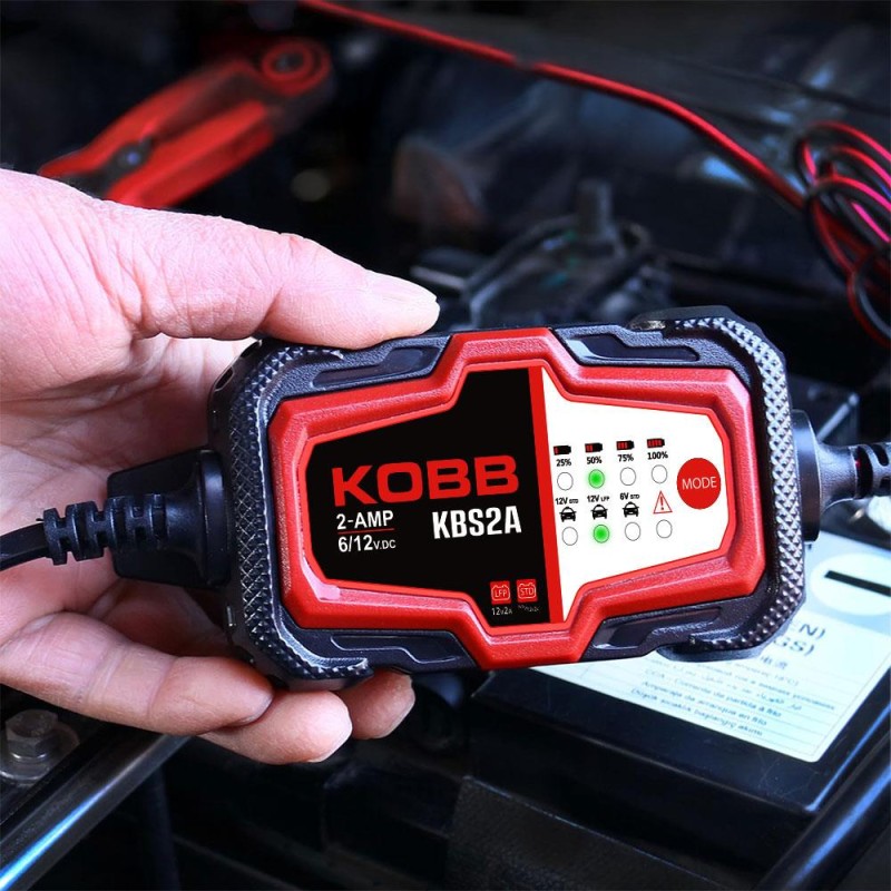 KOBB KBS2A 6V/12V 60Ah Akıllı Akü Şarj ve Akü Bakım / Desülfatör KOBB KBS2A 6V/12V 60Ah Akıllı Akü Şarj ve Akü Bakım / Desülfatör