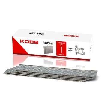 KOBB KBZ25F 25mm 2500 Adet F/E/J/8 Serisi Ağır Hizmet Tipi Kesik Başlı Çivi KOBB KBZ25F 25mm 2500 Adet F/E/J/8 Serisi Ağır Hizmet Tipi Kesik Başlı Çivi