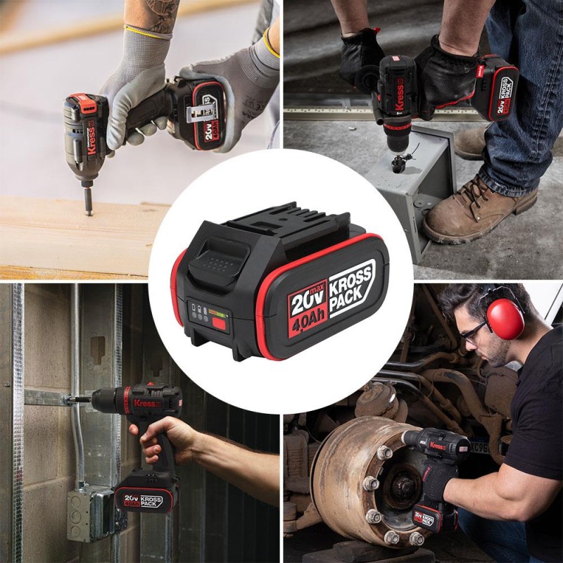 Kress KAB21 20Volt 4.0Ah. Li-ion Kross Pack Profesyonel Yedek Akü Kress KAB21 20Volt 4.0Ah. Li-ion Kross Pack Profesyonel Yedek Akü