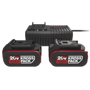 Kress KAD21 20Volt 4.0Ah Li-ion KrossPack 2 Adet Akü ve Akü Şarj Cihazı Kress KAD21 20Volt 4.0Ah Li-ion KrossPack 2 Adet Akü ve Akü Şarj Cihazı