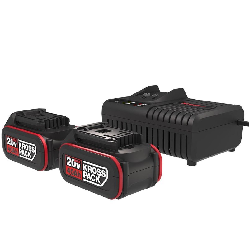 Kress KAD21 20Volt 4.0Ah Li-ion KrossPack 2 Adet Akü ve Akü Şarj Cihazı Kress KAD21 20Volt 4.0Ah Li-ion KrossPack 2 Adet Akü ve Akü Şarj Cihazı
