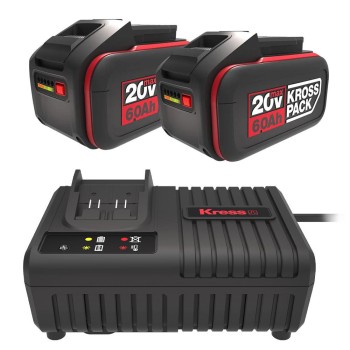 Kress KAD22 20Volt 6.0Ah Kross Pack Li-ion Çift Akü ve Akü Şarj Cihazı Kress KAD22 20Volt 6.0Ah Kross Pack Li-ion Çift Akü ve Akü Şarj Cihazı