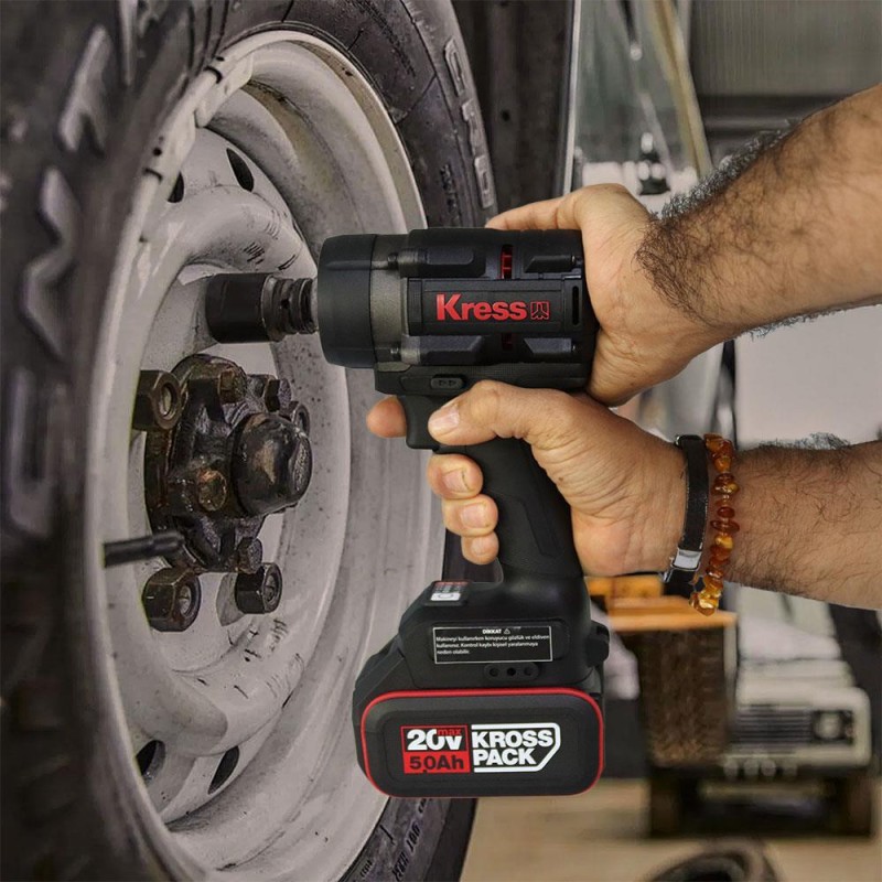 Kress KH276.91 20Volt 700/850Nm Kömürsüz Profesyonel Şarjlı Somun Sıkma (Akü Dahil Değildir) Kress KH276.91 20Volt 700/850Nm Kömürsüz Profesyonel Şarjlı Somun Sıkma (Akü Dahil Değildir)