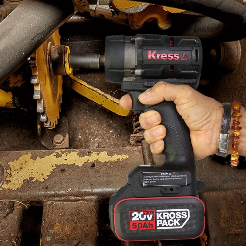 Kress KH276.91 20Volt 700/850Nm Kömürsüz Profesyonel Şarjlı Somun Sıkma (Akü Dahil Değildir) Kress KH276.91 20Volt 700/850Nm Kömürsüz Profesyonel Şarjlı Somun Sıkma (Akü Dahil Değildir)