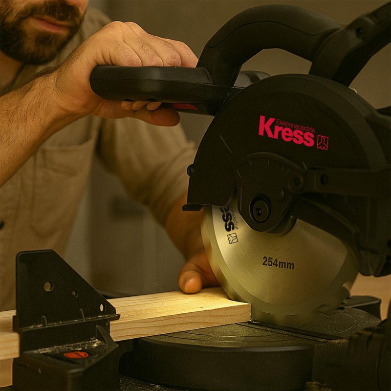 Kress KH483.9 40Volt 1400W 254MM Kömürsüz Kızaklı Bluetooth Bağlantılı Profesyonel Gönye Kesme (Akü Dahil Değildir) Kress KH483.9 40Volt 1400W 254MM Kömürsüz Kızaklı Bluetooth Bağlantılı Profesyonel Gönye Kesme (Akü Dahil Değildir)